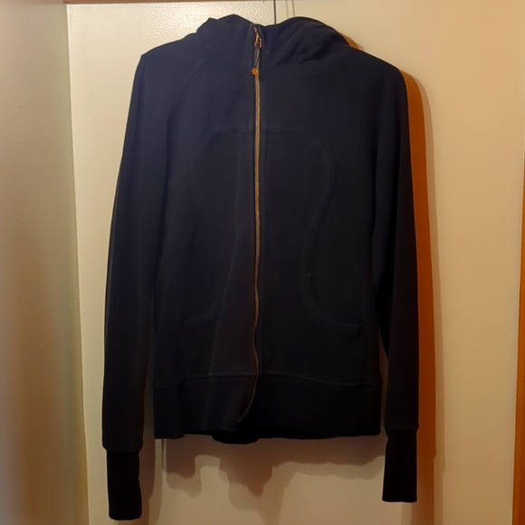 Scuba Hoodie Black Size 12 Fleece - Picture 1 of 6
